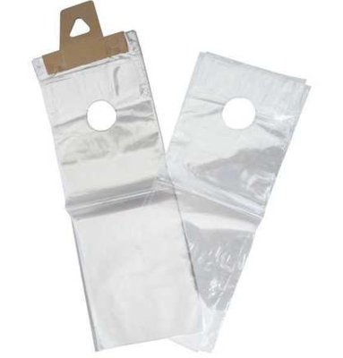 9 X 20 DOOR KNOB BAG CLEAR
